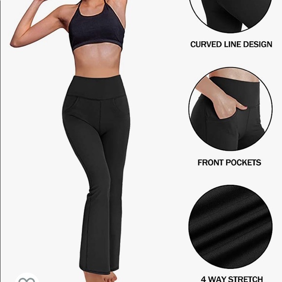 Promover Women Bootcut Yoga/Workout  Pants - Picture 2 of 7